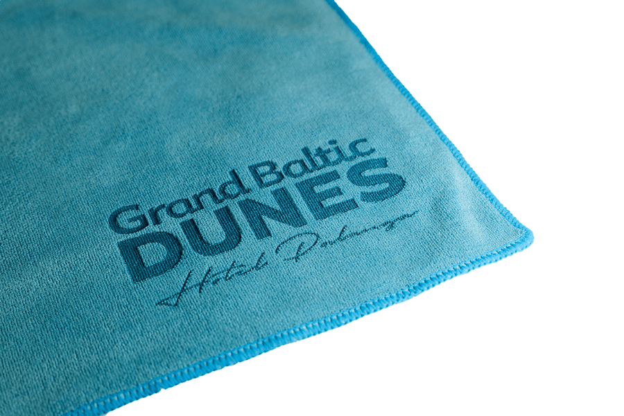 Ręcznik z grawerem laserowym CTM Group Tekstylia reklamowe z nadrukiem sublimacyjnym