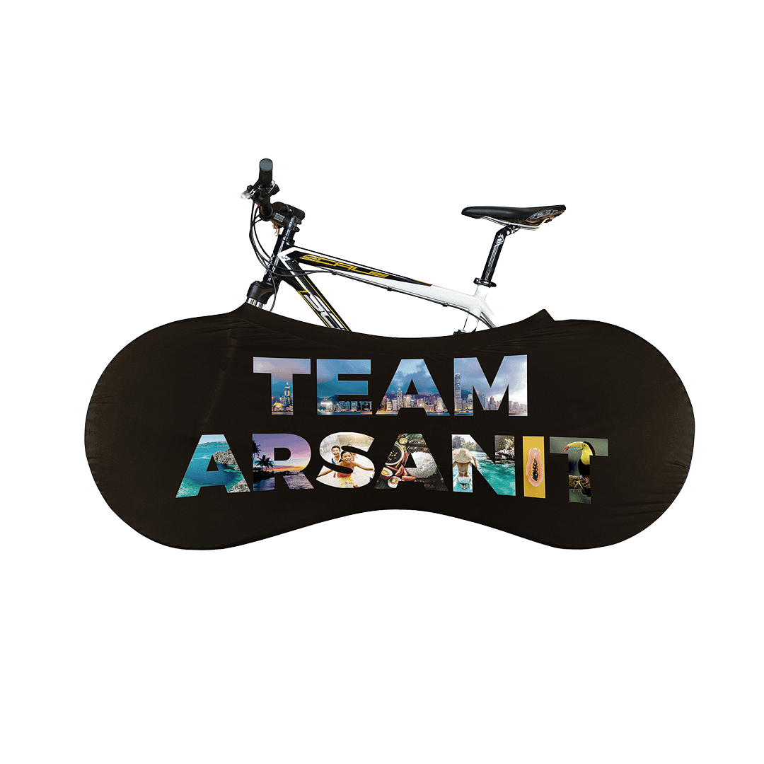 Bike cover with sublimation imprint