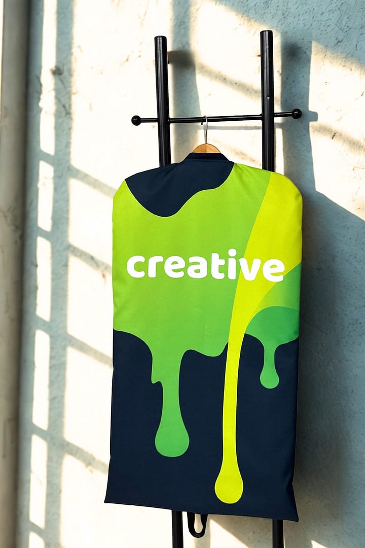 Clothes cover with sublimation imprint