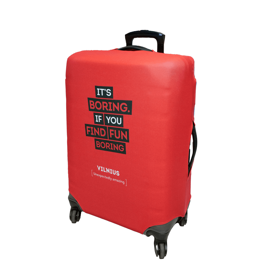 Etui na walizkę z nadrukiem