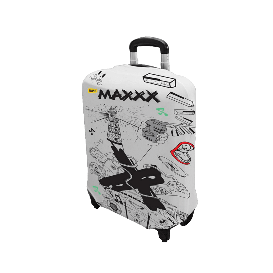 Etui na walizkę z nadrukiem