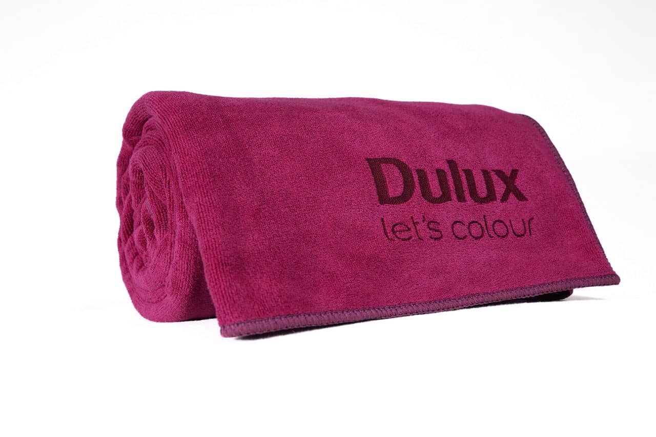CTM Group microfibre towel with laser engraving