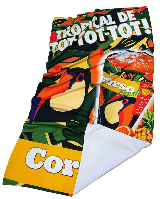 Hybrid towel with sublimation print CTM Group